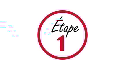 Étape 1