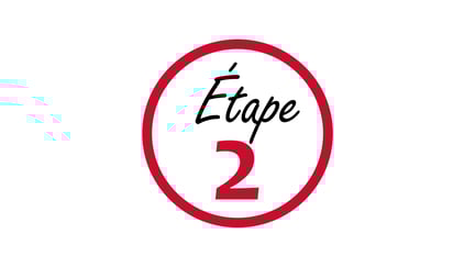 Étape 2