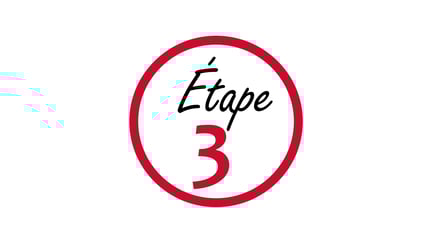 Étape 3