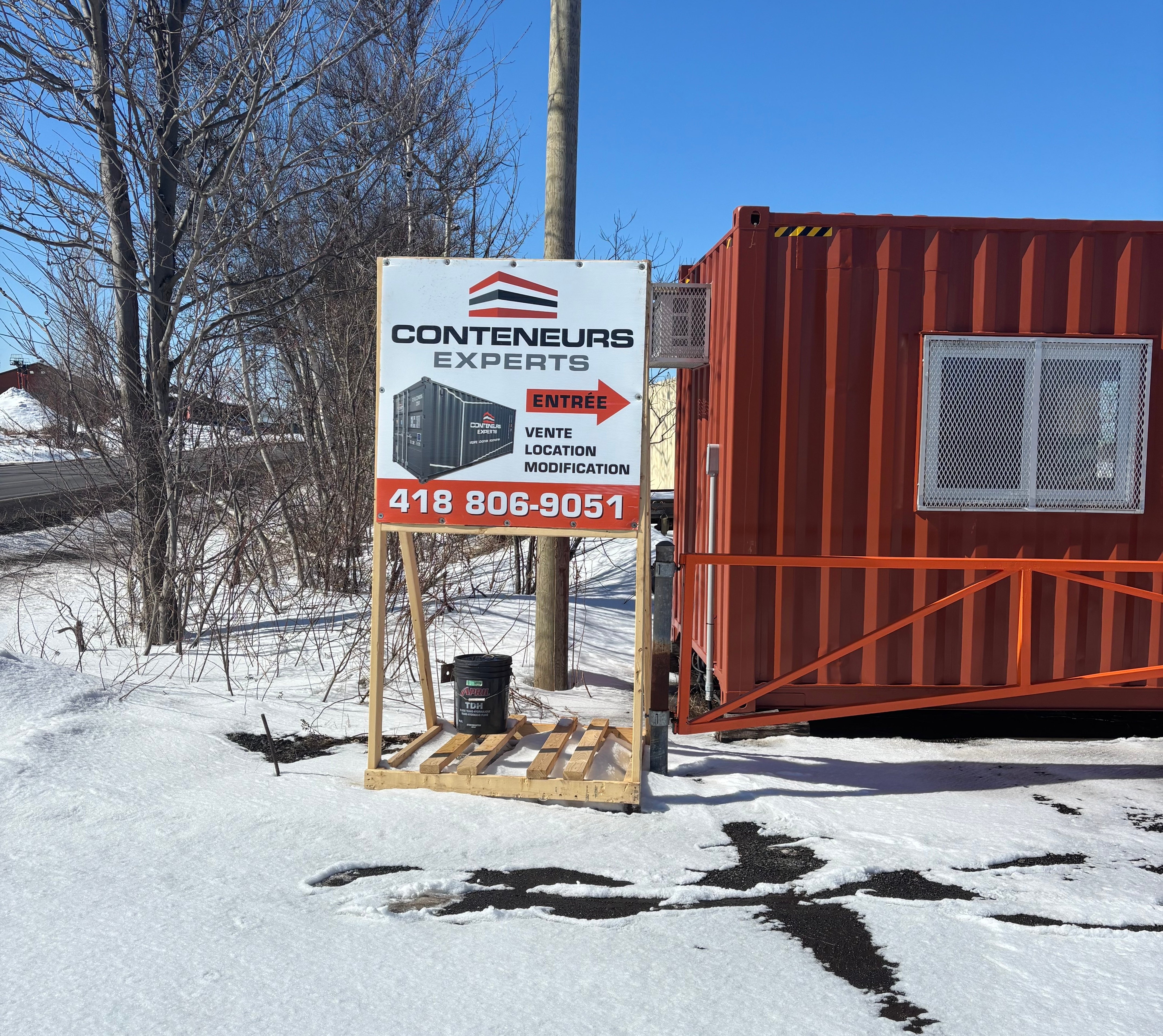 Acceuil_conteneurs experts_Québec_Lévis_conteneur maritime_location