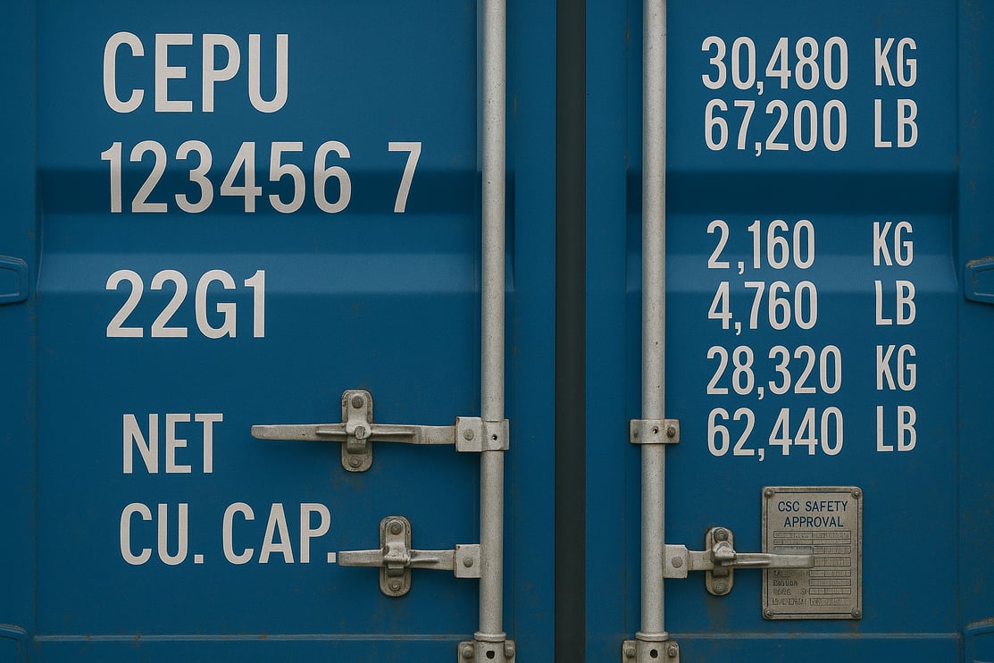 What Do the Numbers on a Shipping Container Mean?