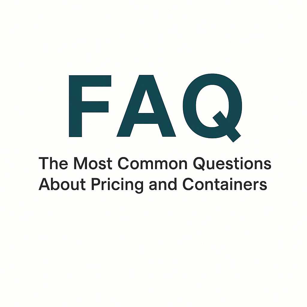 Most Frequently Asked Questions About Container Pricing and Projects