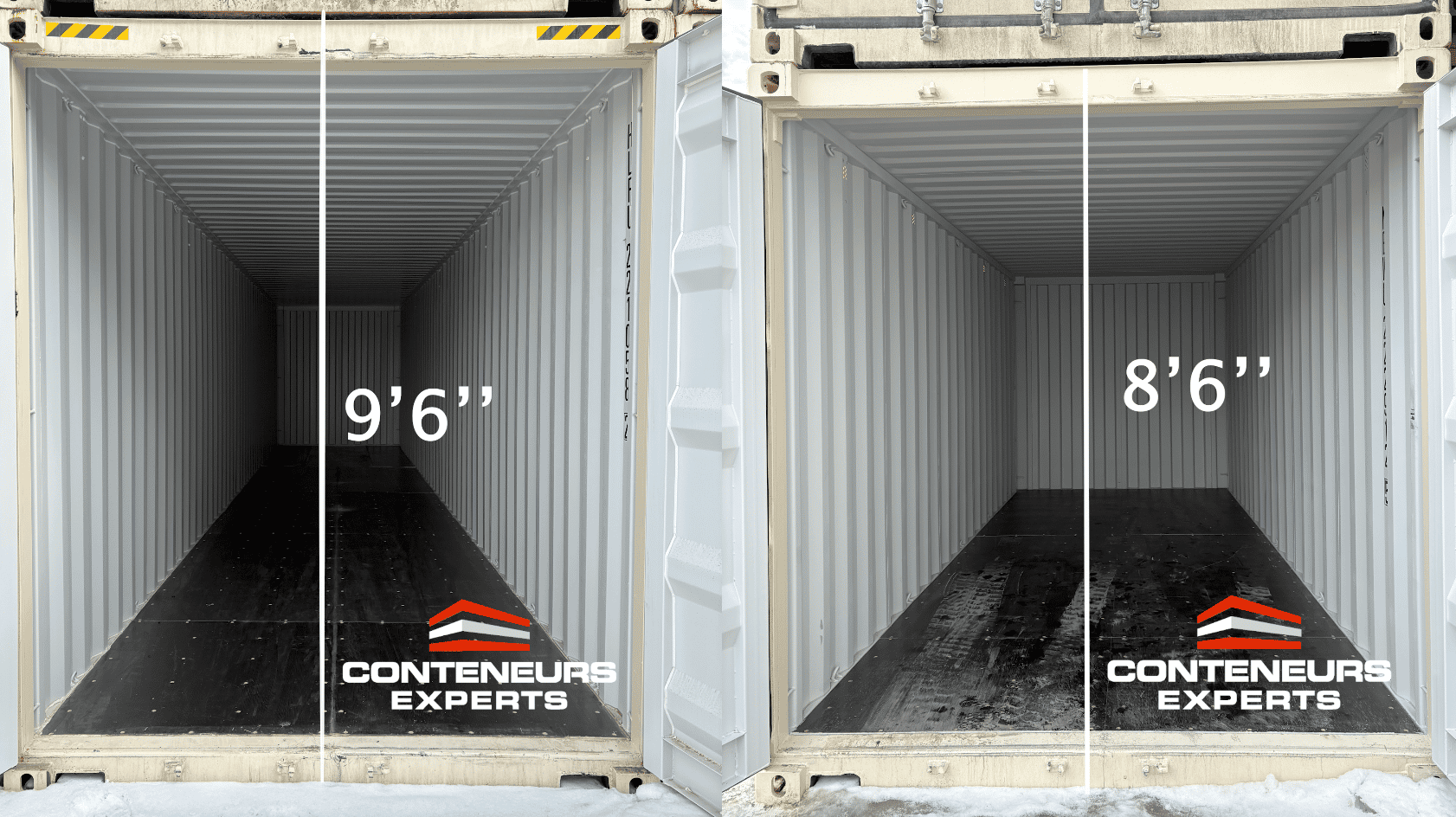 High Cube or Regular height container