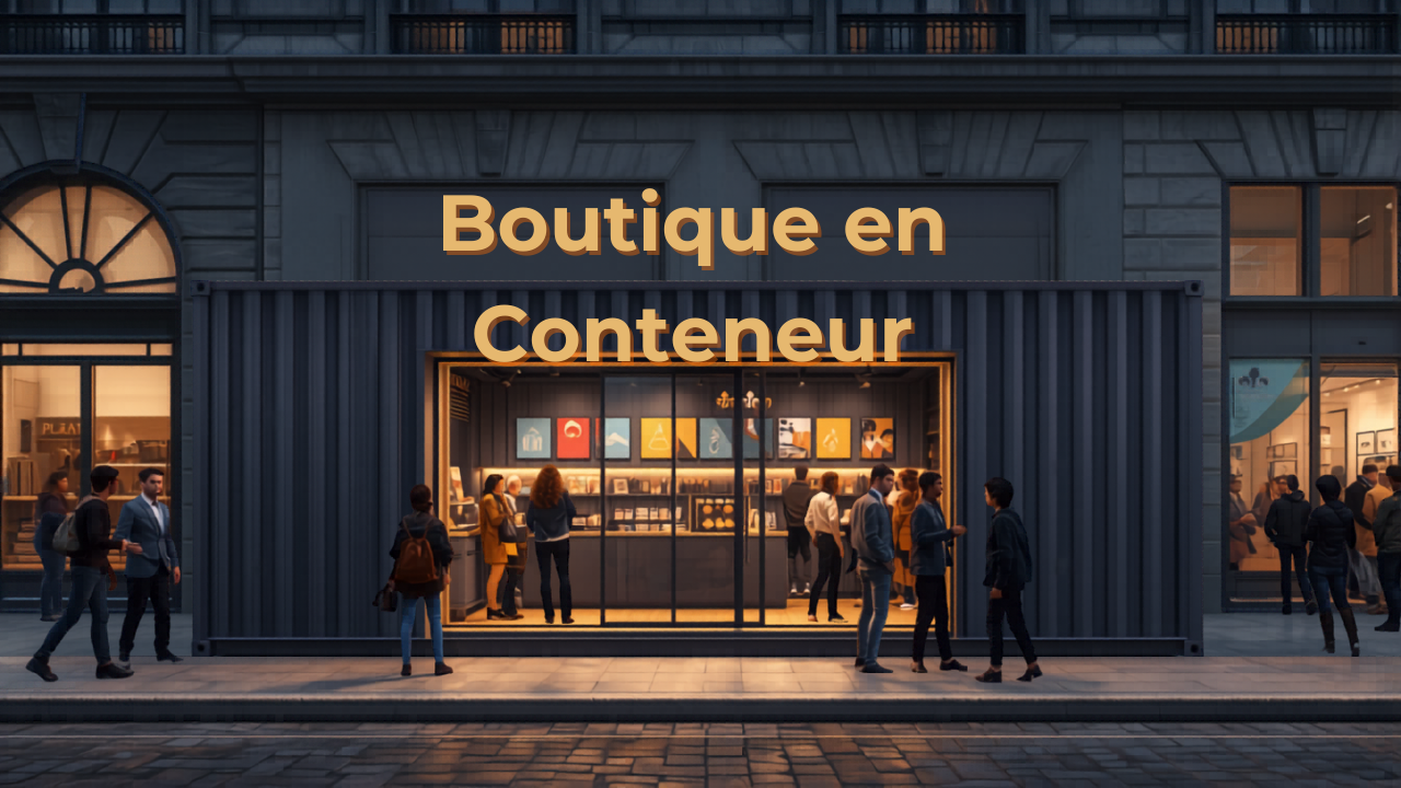 Pop-up stores and temporary kiosks: the shipping container as a marketing tool