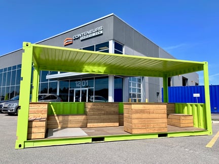 Terrasse_espace urbain_conteneur_vaudreuil_montréal_aire de repos_innocation urbaine_mobile_temporaire