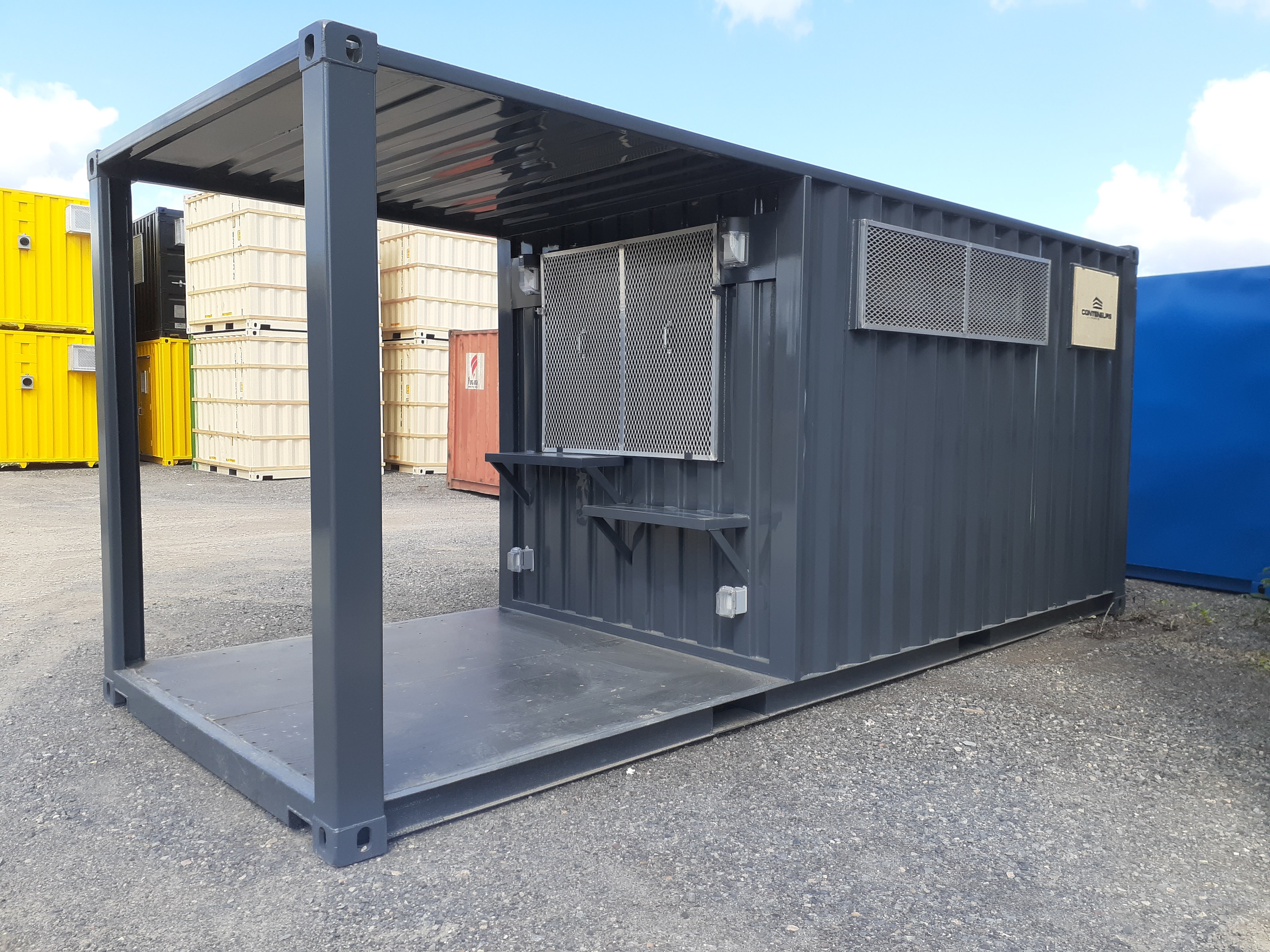 kiosque_acceuil_service_conteneur_maritime_conteneurs experts_montréal_québec