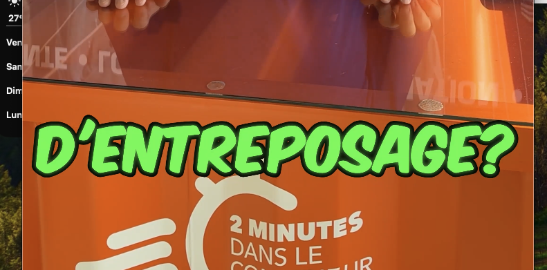 Combien ça coûte un conteneur pour entreposage